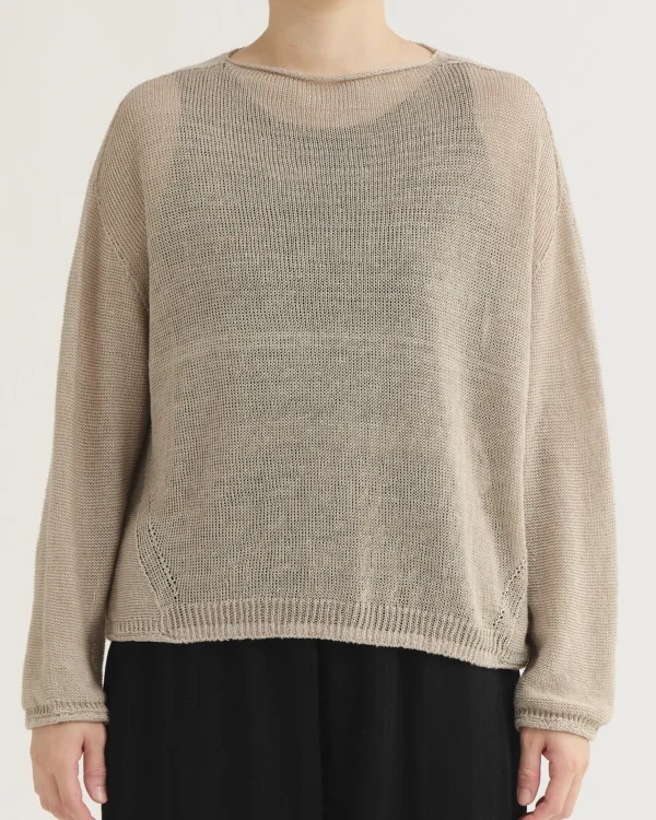 Sweaters | Pas De Calais Normandy Vintage Linen Pullover Natural