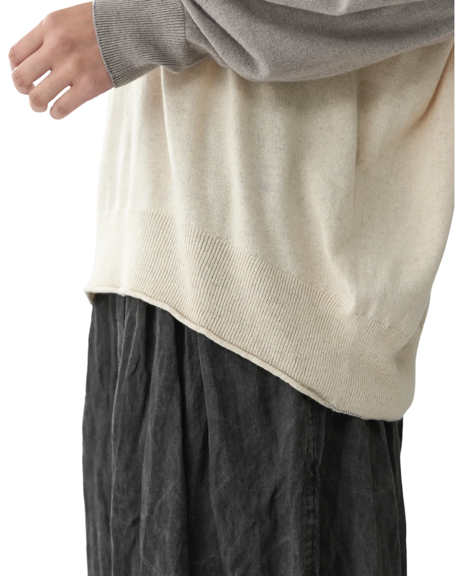 pas_de_calais_round_shibo_1.webp Sweaters | Pas De Calais Round Shibori Pullover Natural
