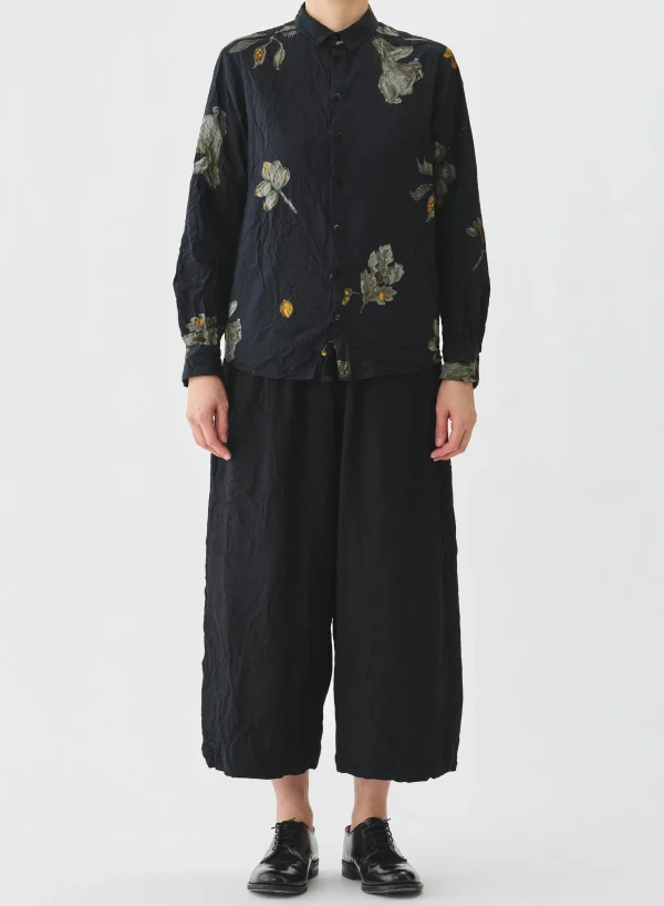 Shirts + Tops | Pas De Calais Secret Forest Print Blouse Black