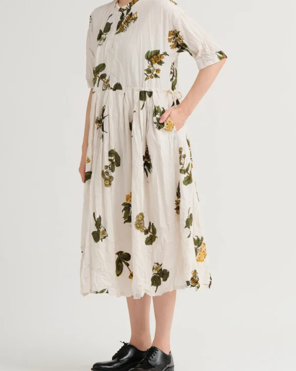 Dresses | Pas De Calais Summer Botanical Print Dress Ivory