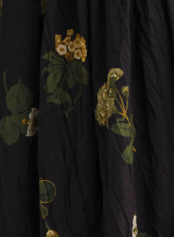 Dresses | Pas De Calais Summer Botanical Print Dress Black