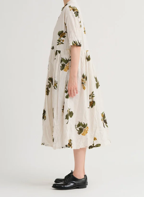 Dresses | Pas De Calais Summer Botanical Print Dress Ivory