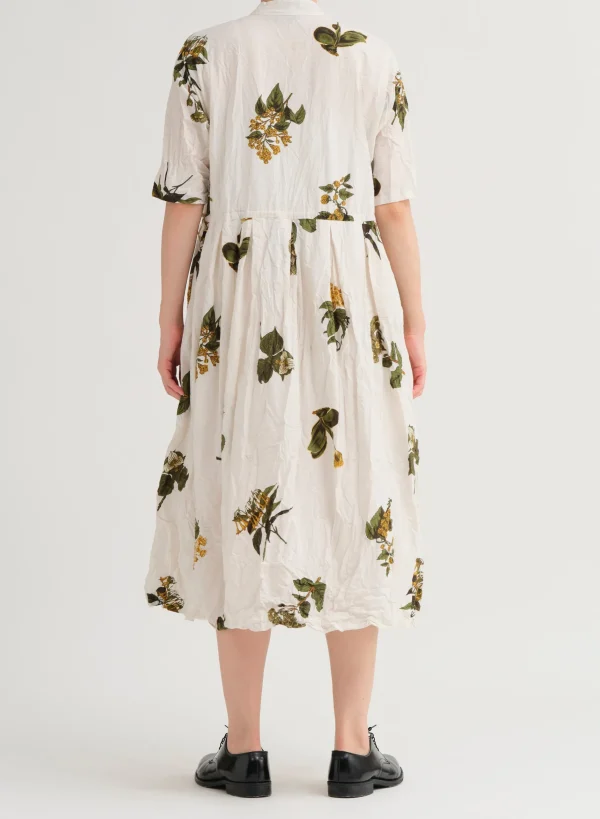 Dresses | Pas De Calais Summer Botanical Print Dress Ivory
