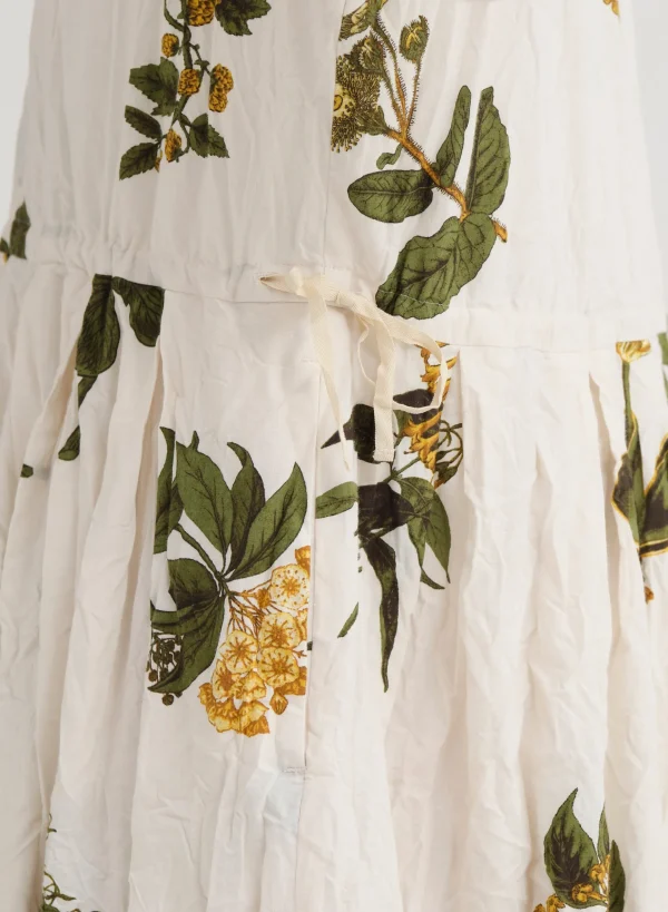 Dresses | Pas De Calais Summer Botanical Print Dress Ivory
