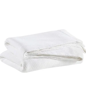 Quilts + Coverlets | Pine Cone Hill Quinn White Cotton Blanket