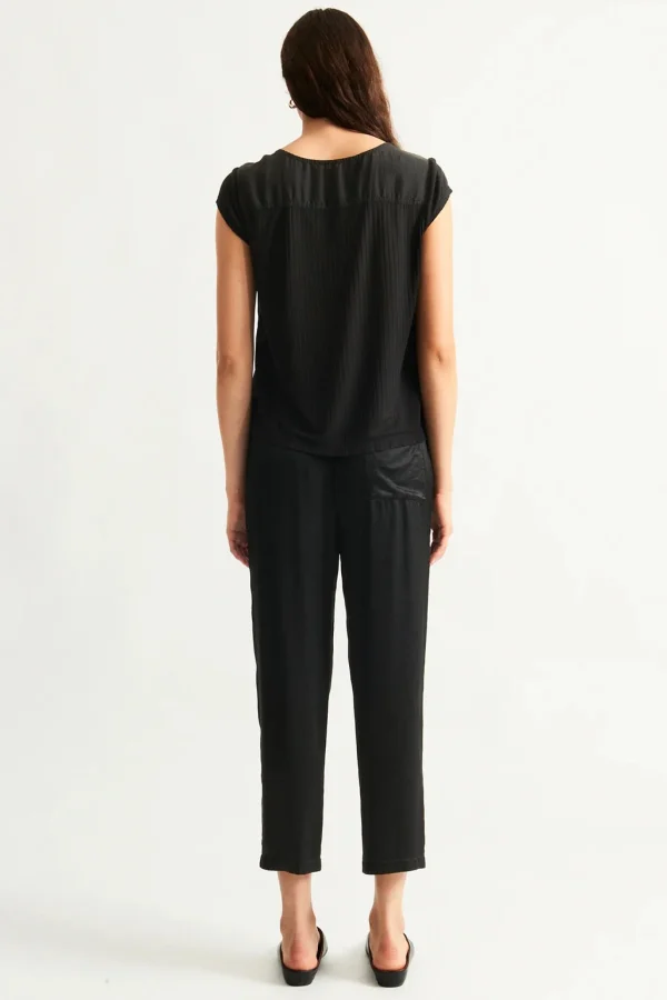 Tanks + Tees | Raquel Allegra Darcey Tee Black