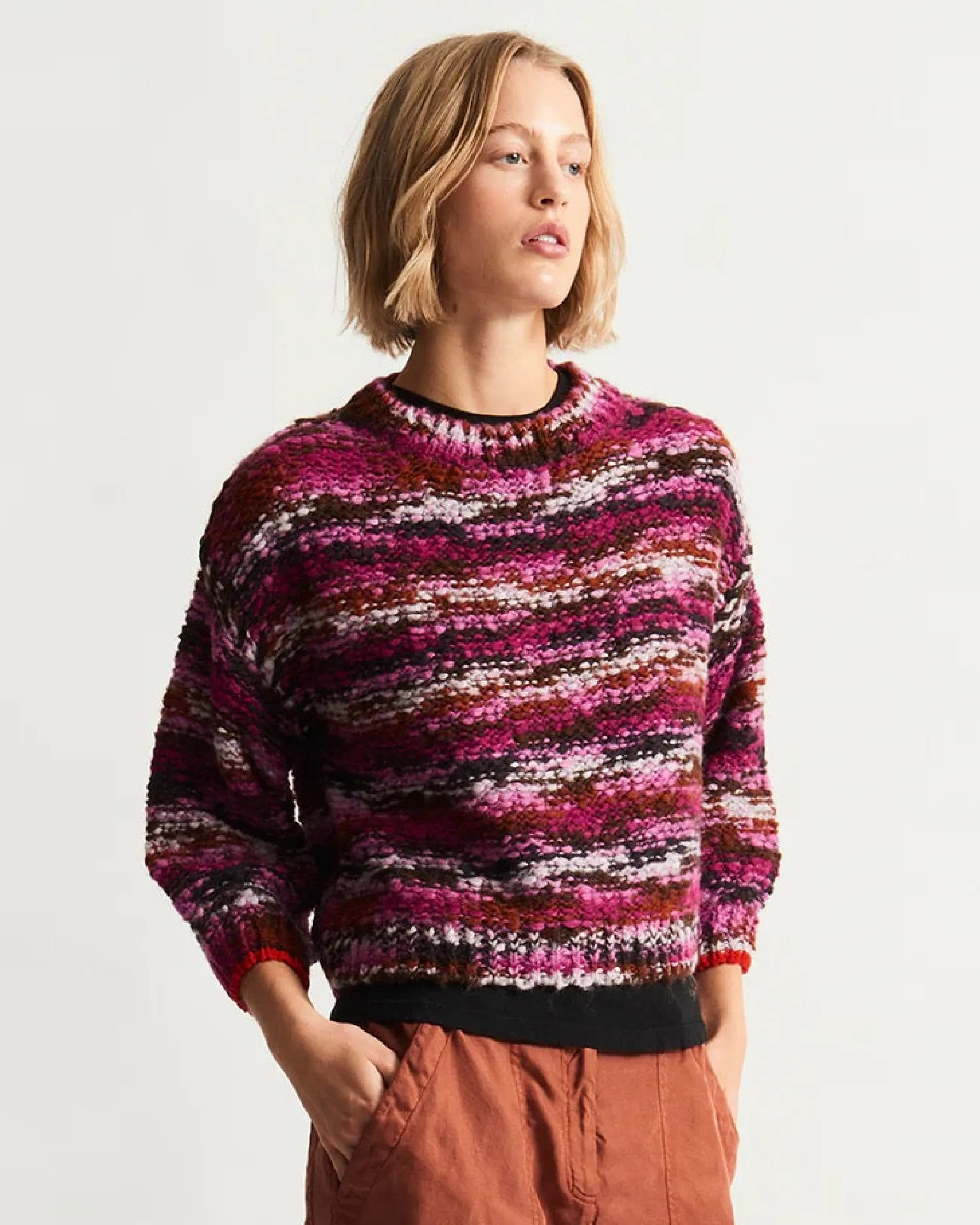 raquel_allegra_highland_p_0.webp Sweaters | Raquel Allegra Highland Pullover Berry Multi