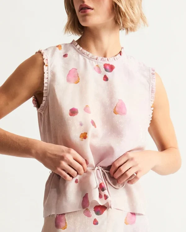 Shirts + Tops | Raquel Allegra Wilhelmina Top Petal Pink