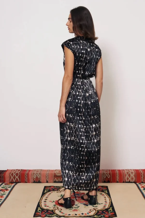 Dresses | Raquel Allegra Zaire Midi Dress Charcoal