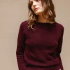 Sweaters | Ros Duke Pebble Sweater Damson
