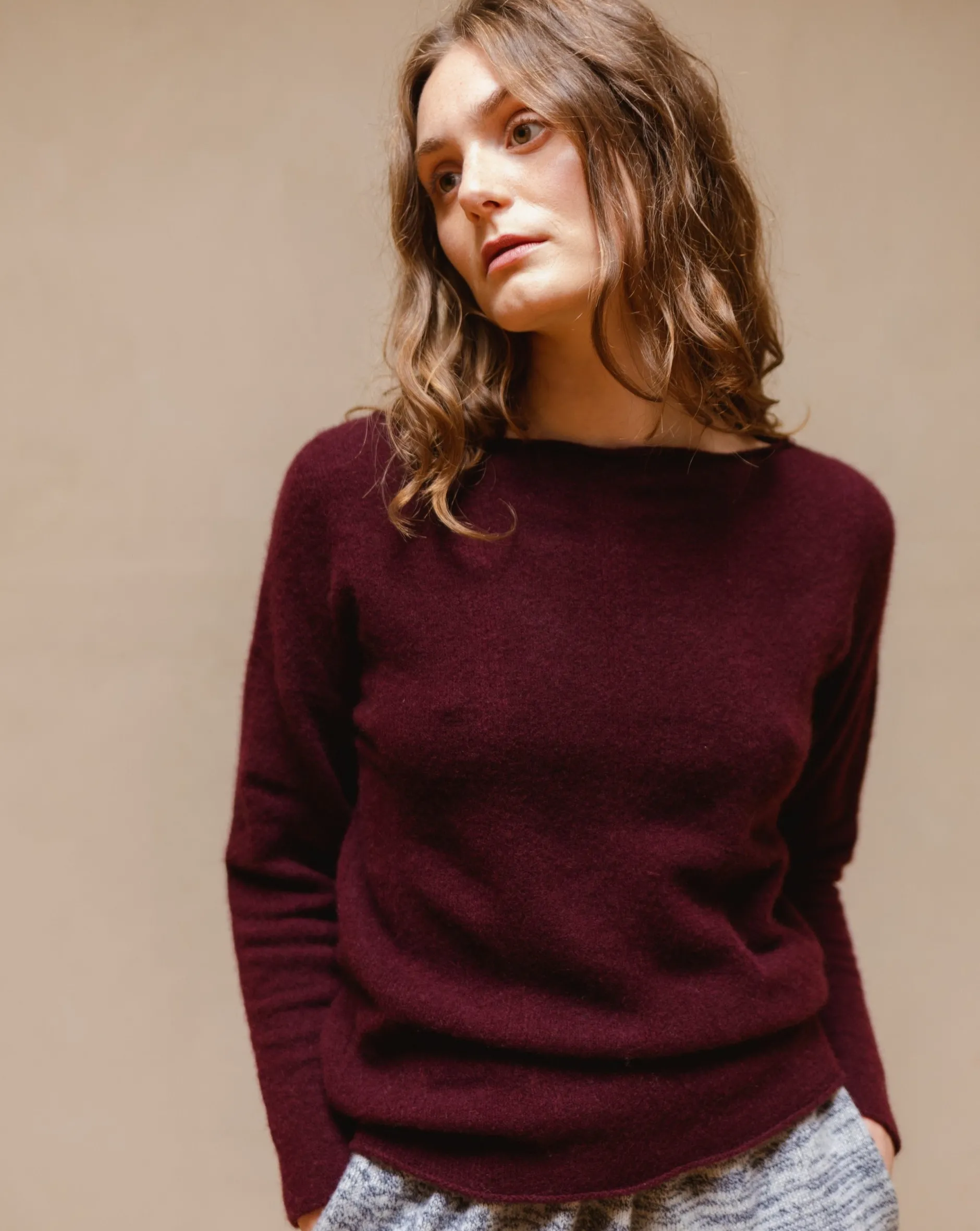 ros_duke_pebble_sweater_d_0.webp Sweaters | Ros Duke Pebble Sweater Damson