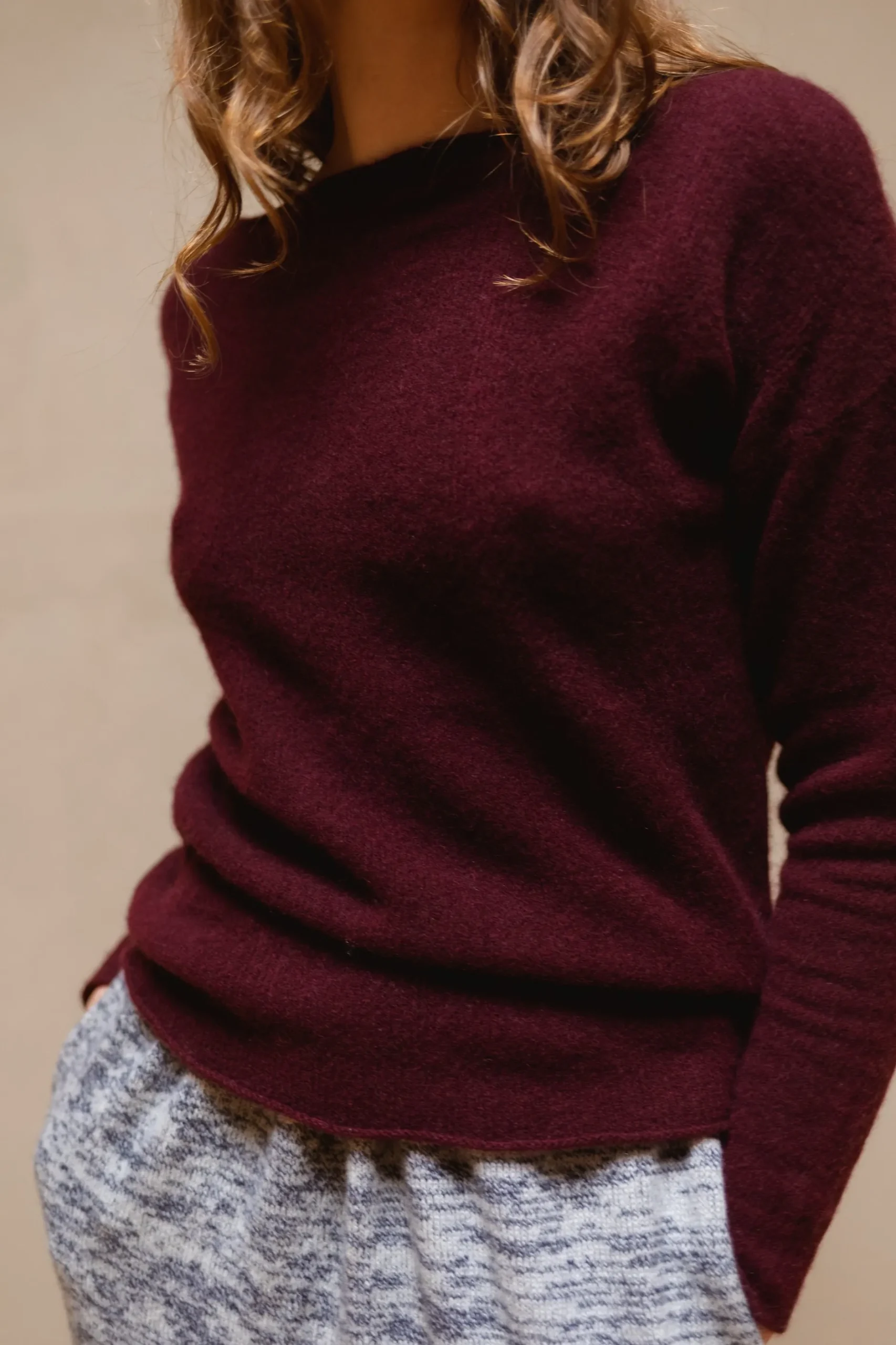 ros_duke_pebble_sweater_d_2.webp Sweaters | Ros Duke Pebble Sweater Damson