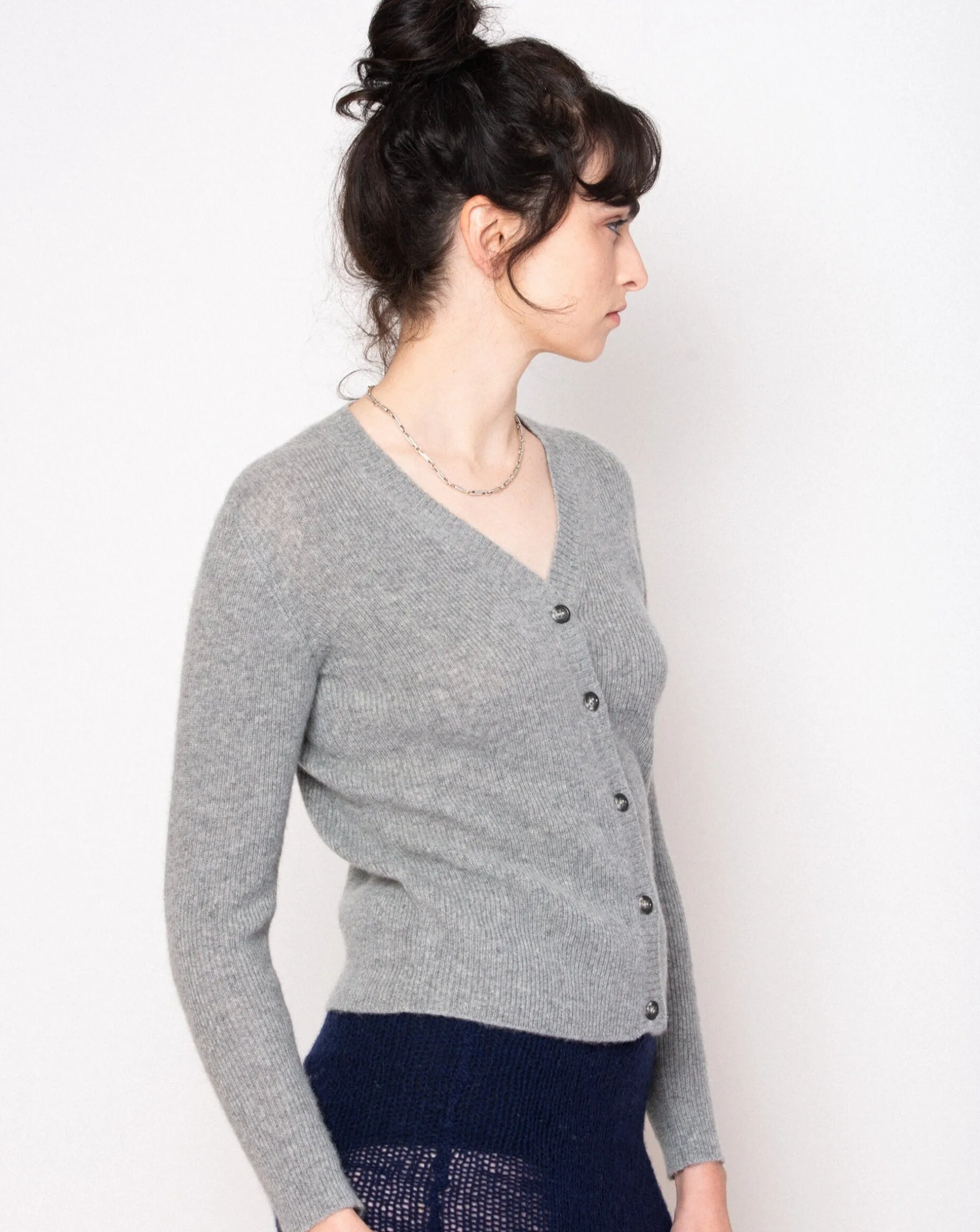 ros_duke_rib_cardigan_ash_0.webp Sweaters | Ros Duke Rib Cardigan Ash Grey