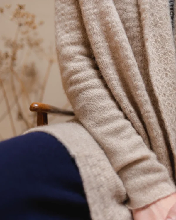 Sweaters | Ros Duke Shawl Cardigan Oatmeal