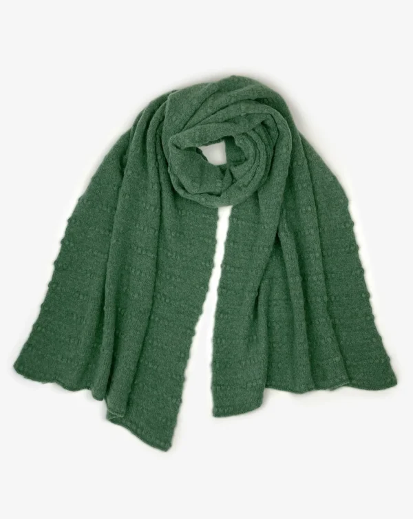 Scarves | Ros Duke Slub Scarf Forest