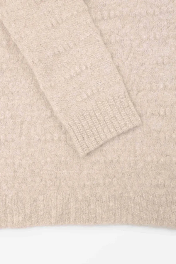 Sweaters | Ros Duke Slub Turtleneck Oatmeal