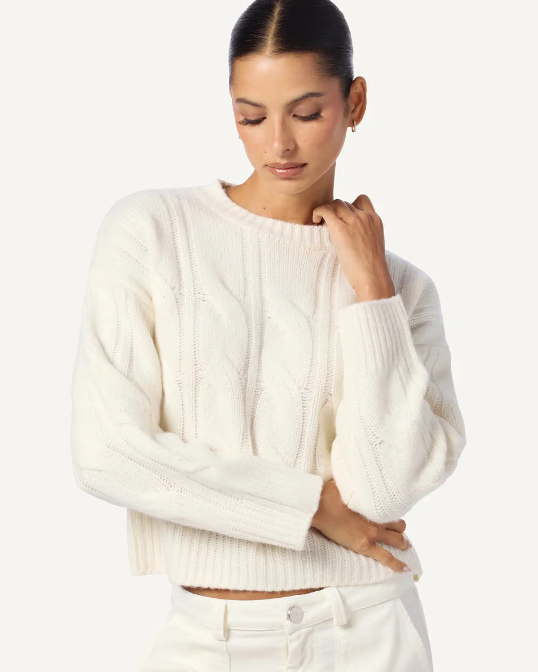 sablyn_tristan_crewneck_p_0.webp Sweaters | Sablyn Tristan Crewneck Pullover Gardenia