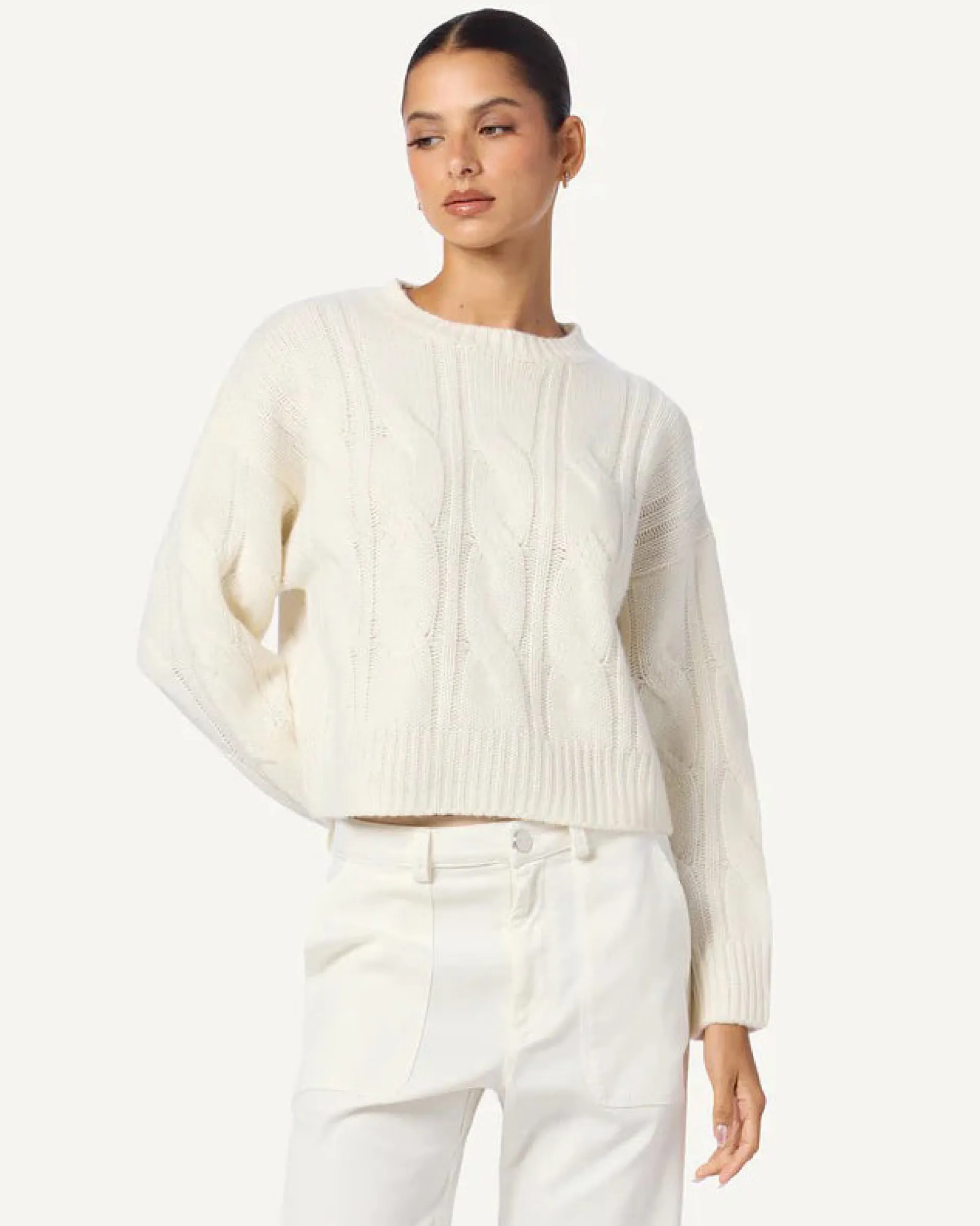 sablyn_tristan_crewneck_p_1.webp Sweaters | Sablyn Tristan Crewneck Pullover Gardenia