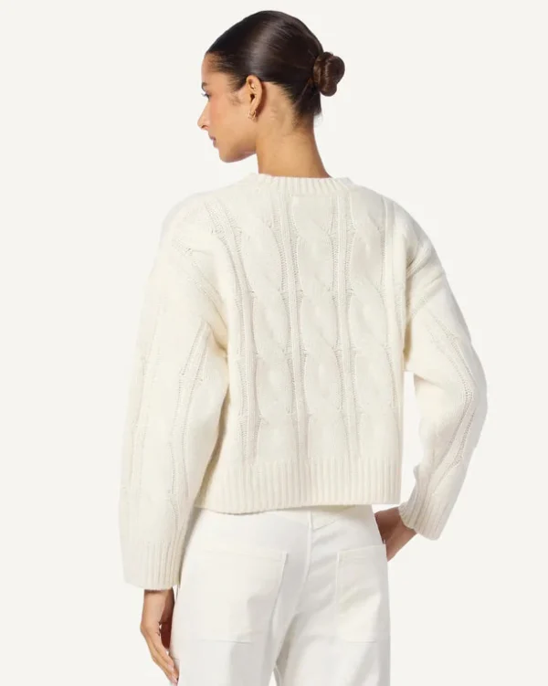 Sweaters | Sablyn Tristan Crewneck Pullover Gardenia