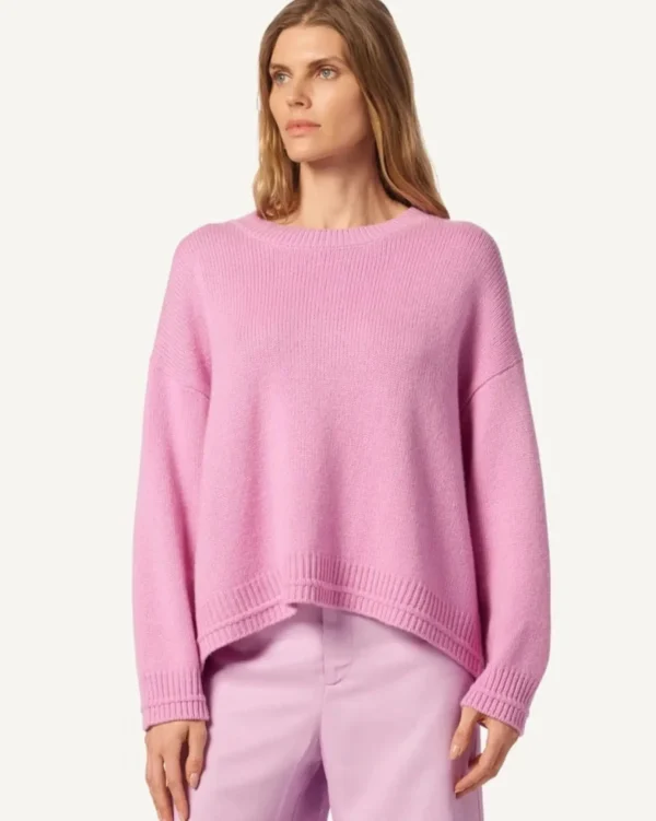 Sweaters | Sablyn Sabyln Alston Boyfriend Crewneck Orchid