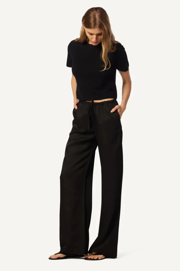Shirts + Tops | Sablyn Sabyln Charleston Relaxed Crewneck Tee Black