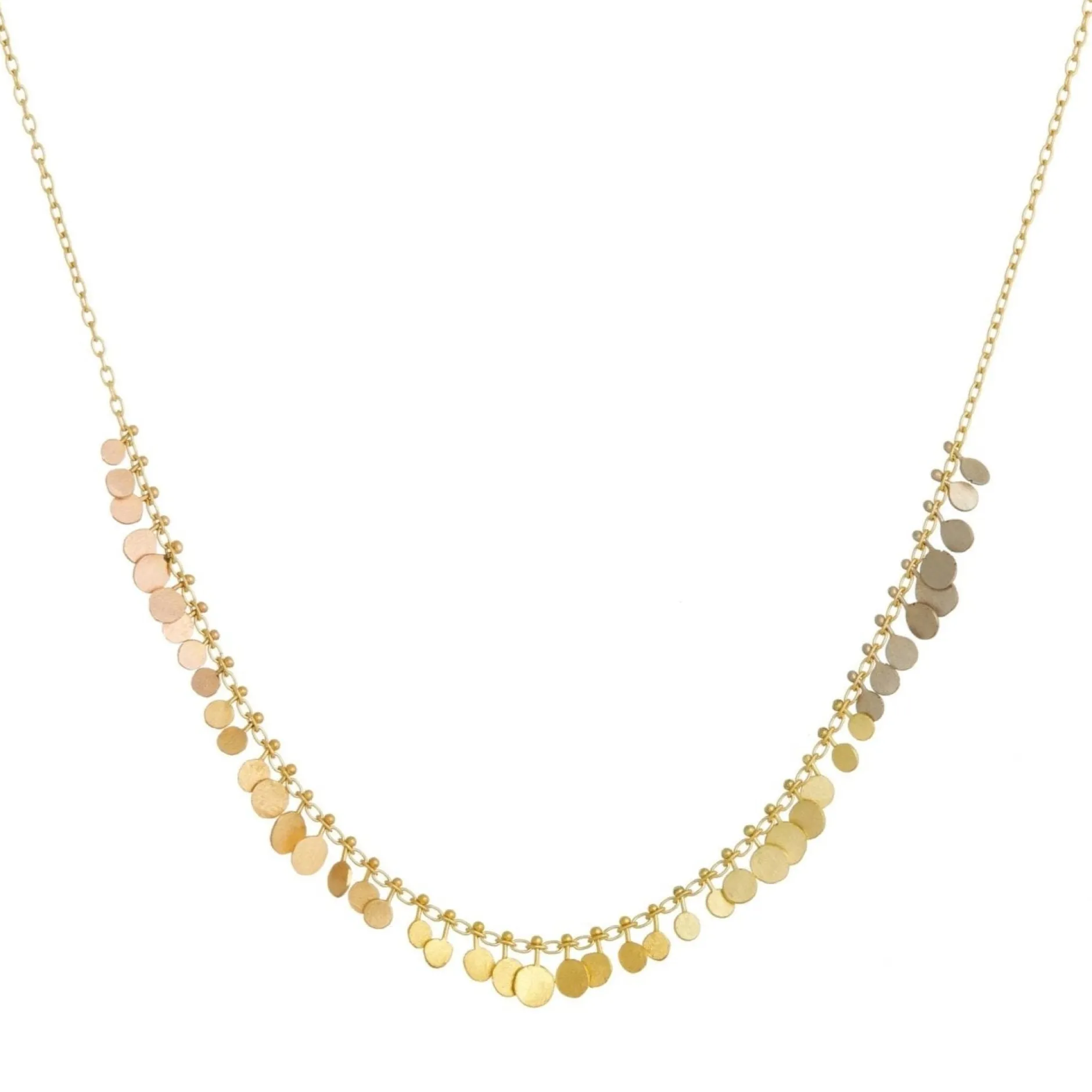 sia_taylor_k_rainbow_grad_0.webp Jewelry | Sia Taylor 18K Rainbow Graduating Dots Necklace