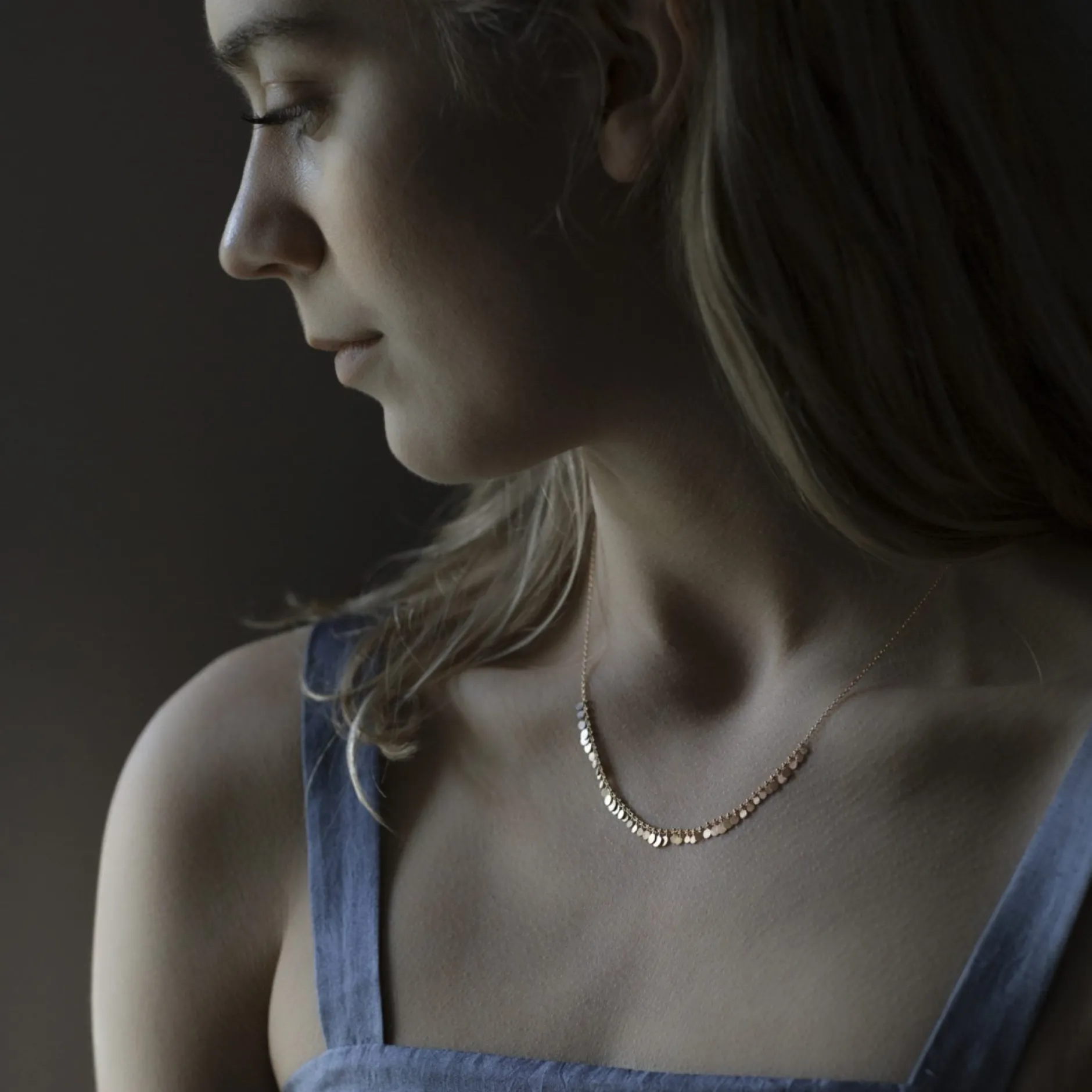 sia_taylor_k_rainbow_grad_1.webp Jewelry | Sia Taylor 18K Rainbow Graduating Dots Necklace