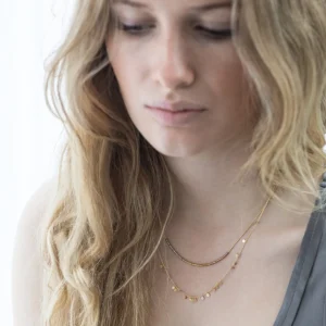 Jewelry | Sia Taylor 18K Rainbow Random Dots Necklace