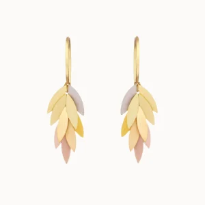 Jewelry | Sia Taylor 18K Small Rainbow Leaf Earrings