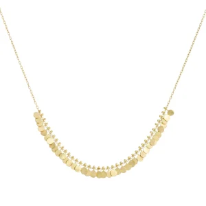 Jewelry | Sia Taylor 18K Tiny Dots Arc Necklace