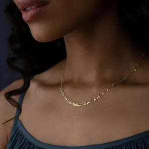 Jewelry | Sia Taylor 18K Tiny Dots Cluster Necklace