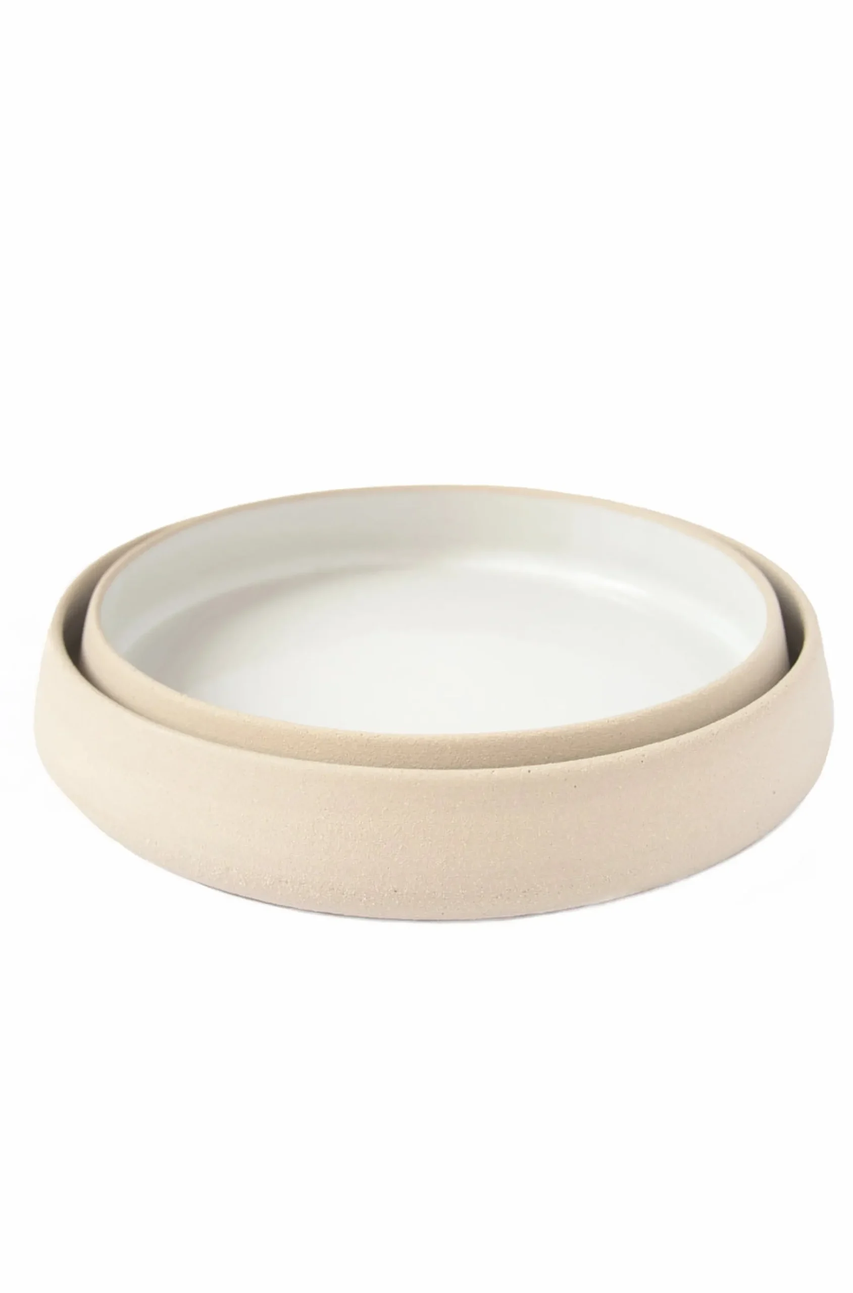 stoneware_dinner_plates_w_1.webp Tabletop | Thistle Hill Stoneware Dinner Plates with High Sides