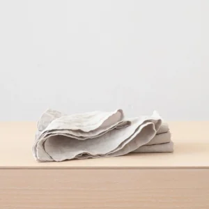 Home Decor | Pillows | Thistle Hill Stonewashed Linen Napkins Silver
