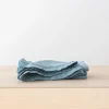 Home Decor | Pillows | Thistle Hill Stonewashed Linen Napkins Stone Blue