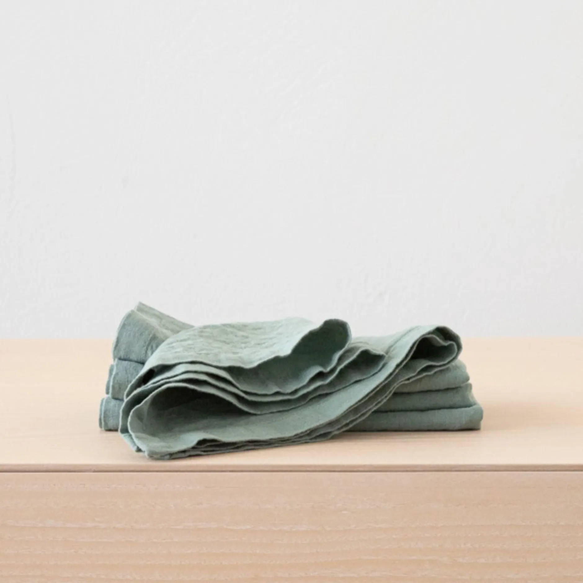 stonewashed_linen_napkins_0-5.webp Home Decor | Pillows | Thistle Hill Stonewashed Linen Napkins Sea Foam