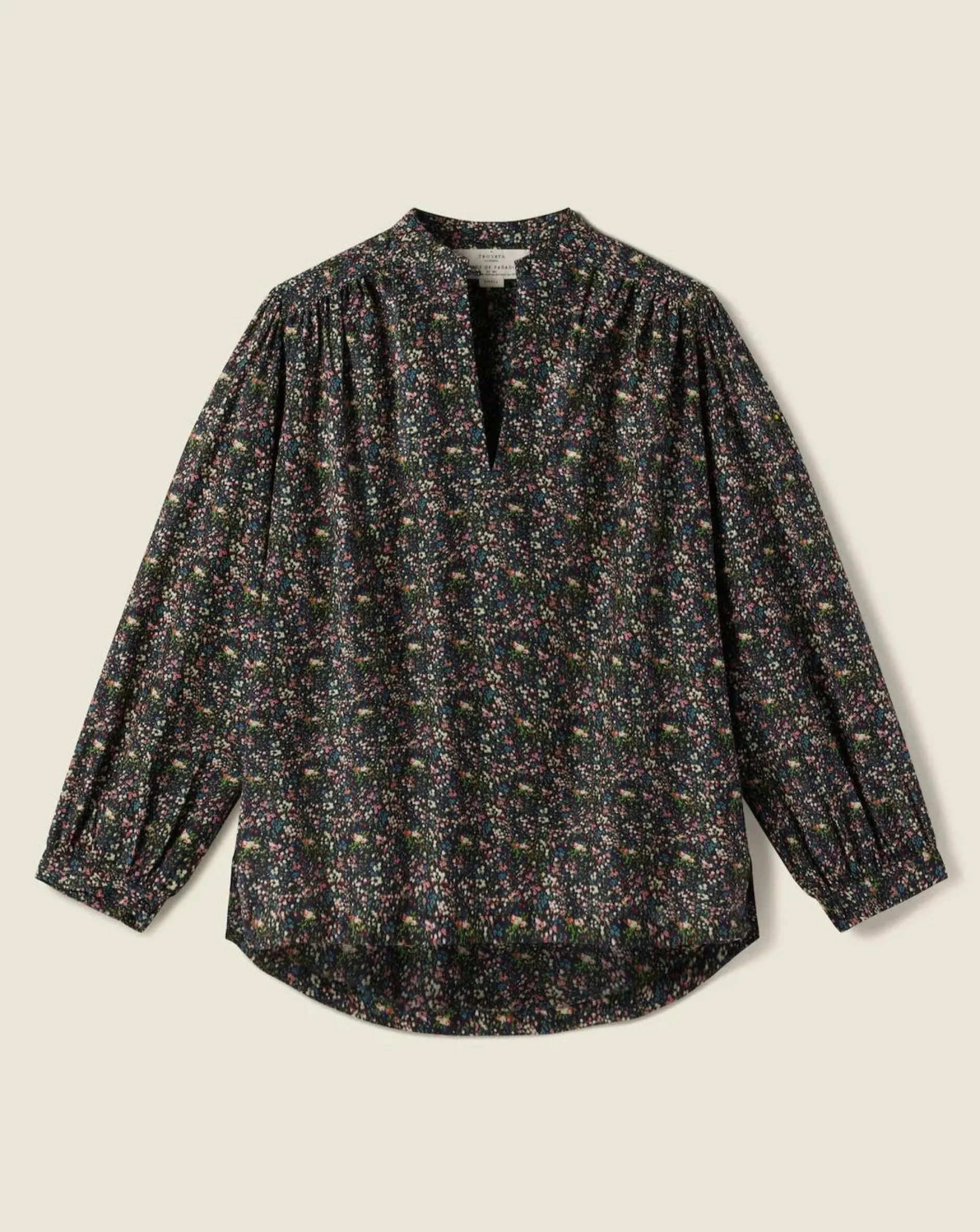trovata_bailey_blouse_win_0.webp Shirts + Tops | Trovata Bailey Blouse Winterbloom