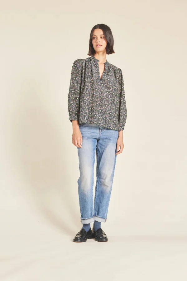 Shirts + Tops | Trovata Bailey Blouse Winterbloom