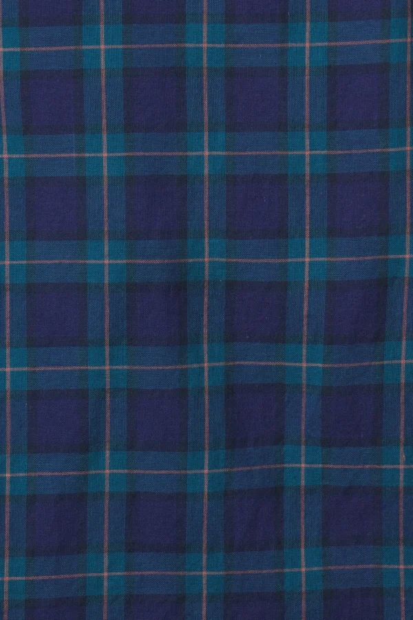 Shirts + Tops | Trovata Black Oversized Shirt Oceanside Plaid