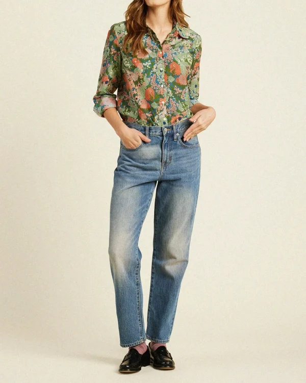 Shirts + Tops | Trovata Jacquelin Shirt Tranquil Mist