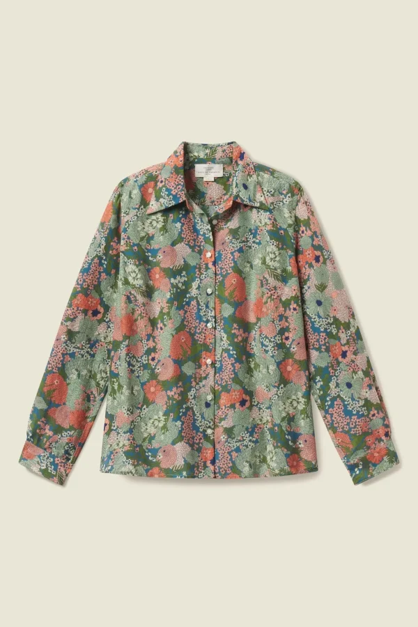 Shirts + Tops | Trovata Jacquelin Shirt Tranquil Mist