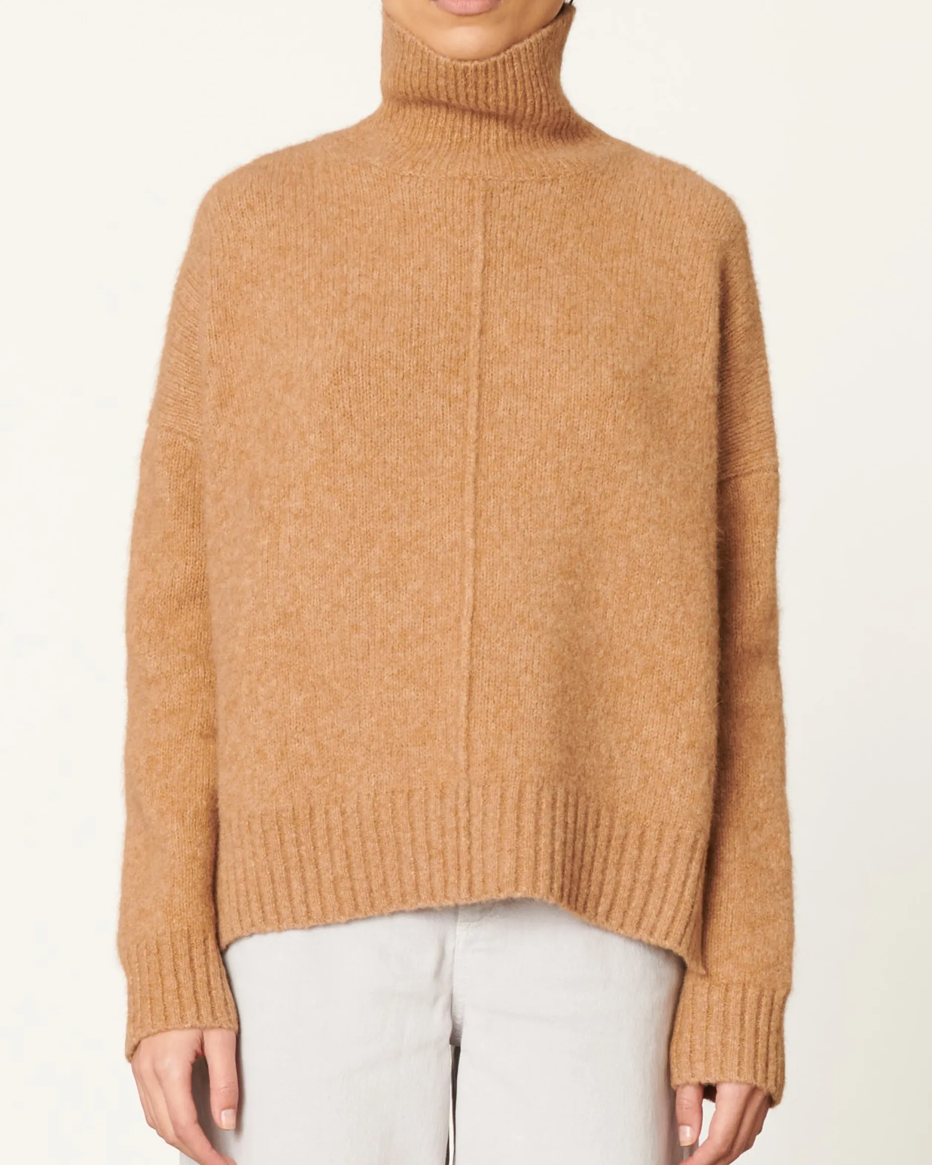 vanessa_bruno_balade_swea_0.webp Sweaters | Vanessa Bruno Balade Sweater Camel