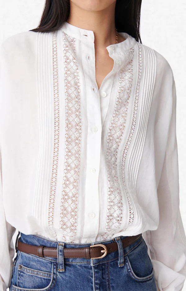 Shirts + Tops | Vanessa Bruno Coco Shirt Blanc