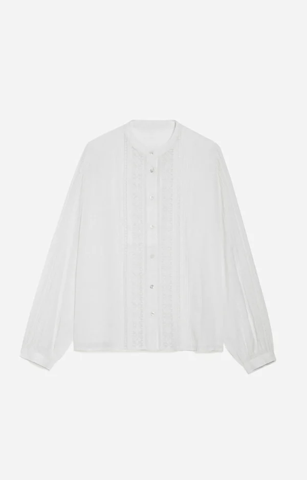 Shirts + Tops | Vanessa Bruno Coco Shirt Blanc