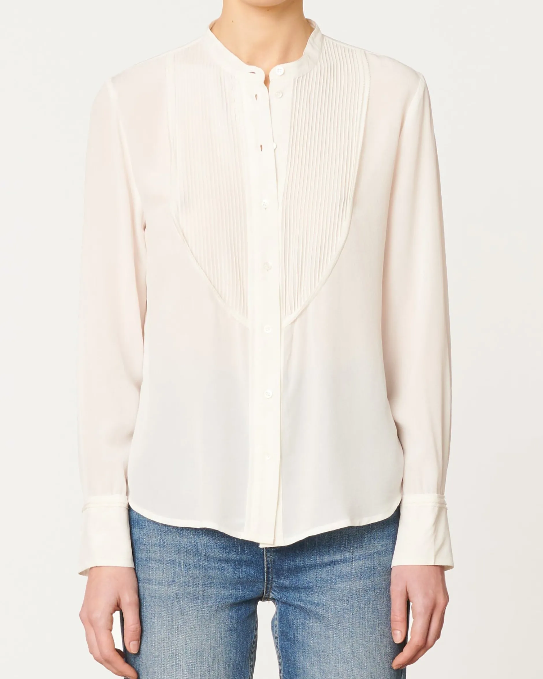 vanessa_bruno_deal_shirt__0.webp Shirts + Tops | Vanessa Bruno Deal Shirt Ecru