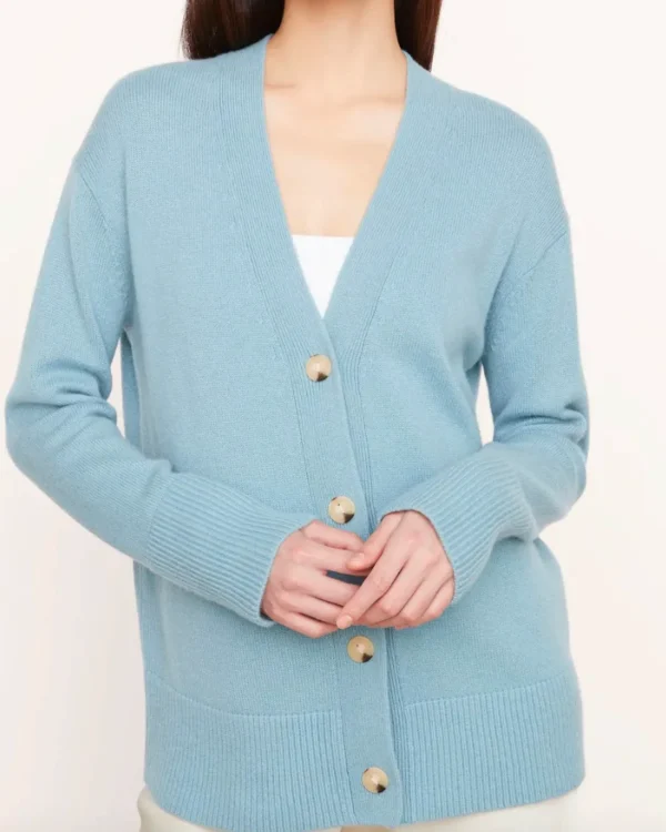 Sweaters | Vince Weekend Cardigan Marine Fog