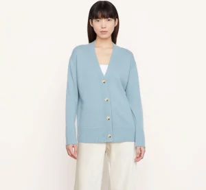 Sweaters | Vince Weekend Cardigan Marine Fog