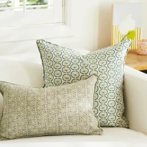 Pillows | Walter G Okinawa Wasabi Linen Cushion