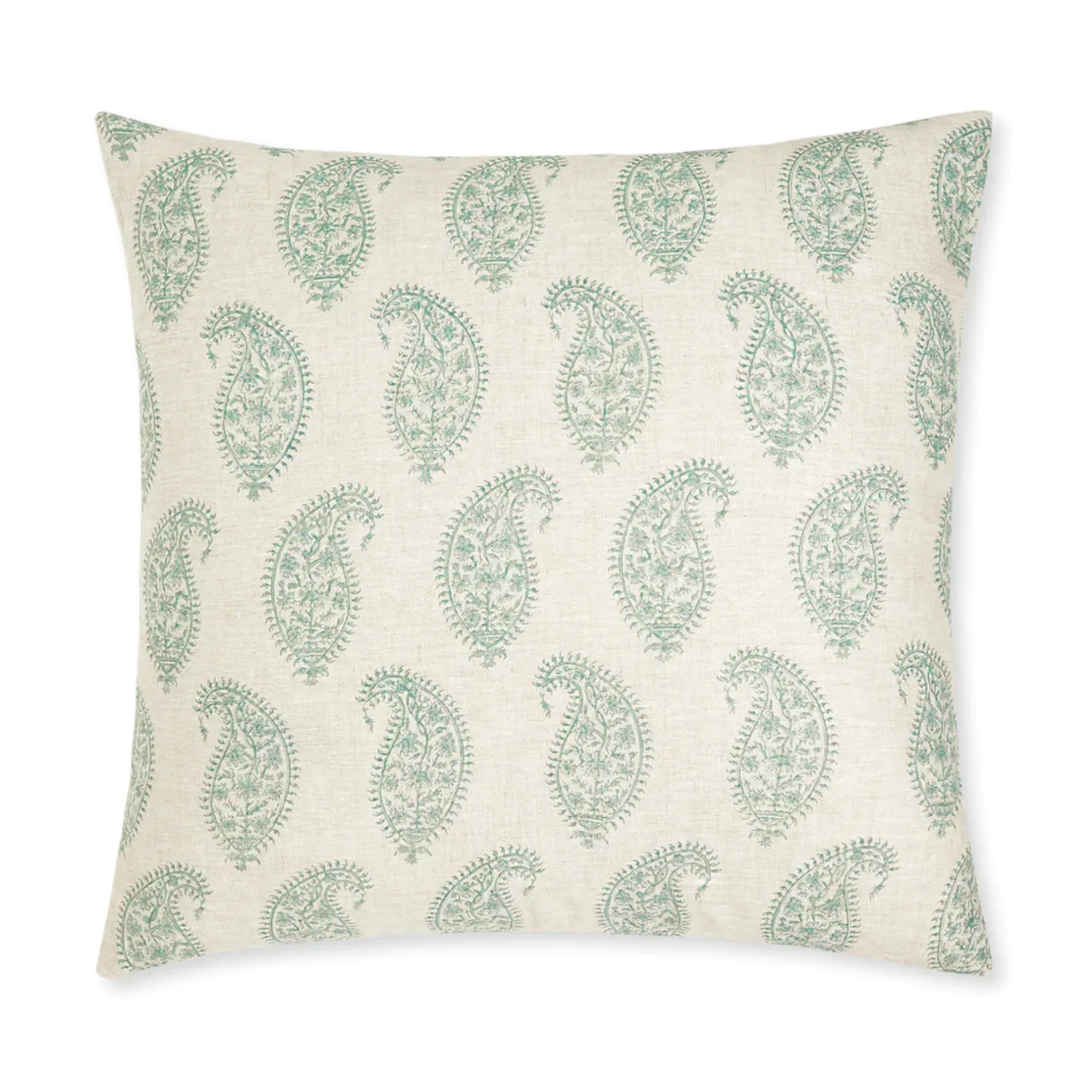 walter_g_paisley_celadon__0.webp Pillows | Walter G Paisley Celadon Linen Cushion