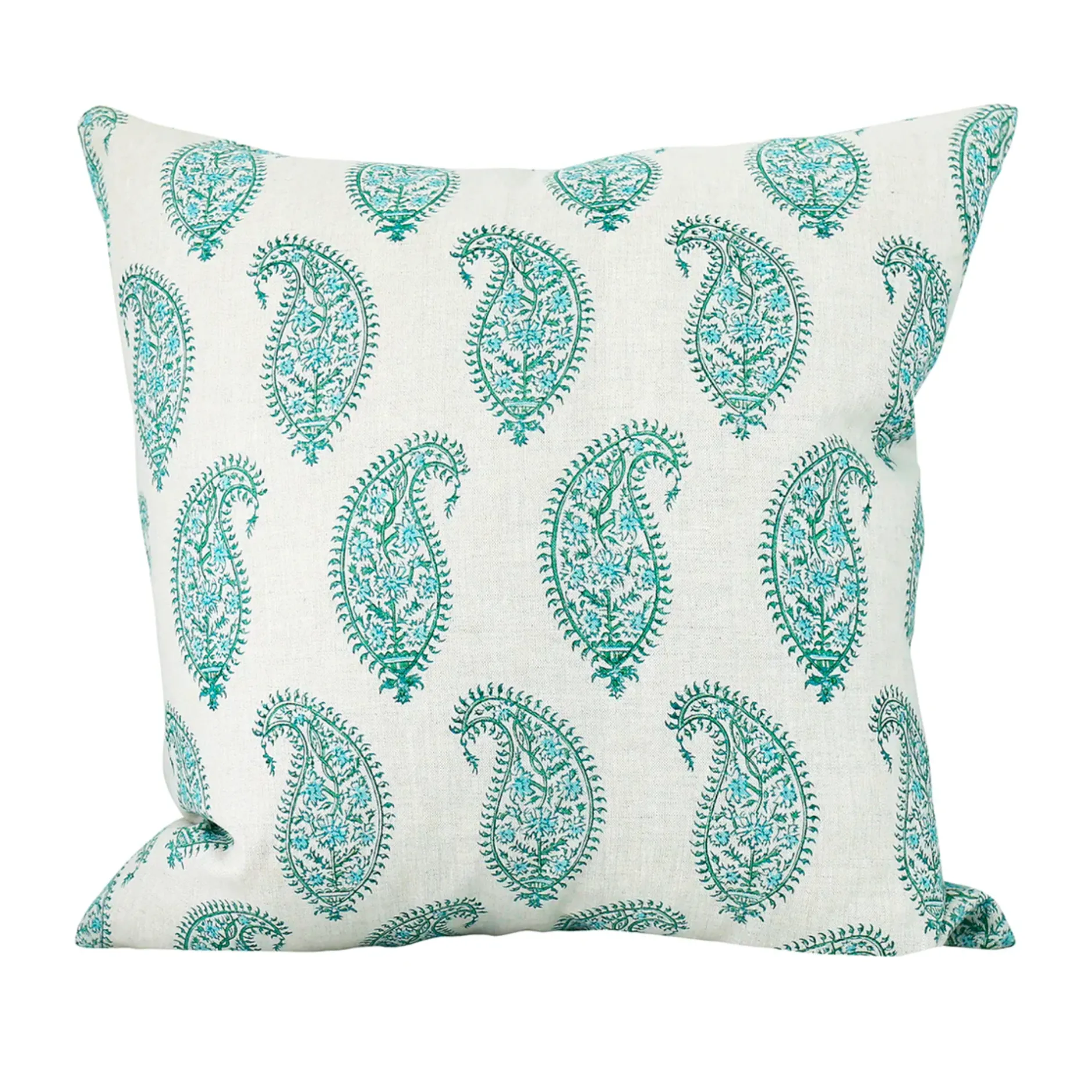 walter_g_paisley_emerald__0.webp Pillows | Walter G Paisley Emerald Linen Cushion
