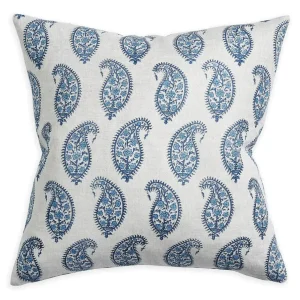 Pillows | Walter G Paisley Riviera linen cushion
